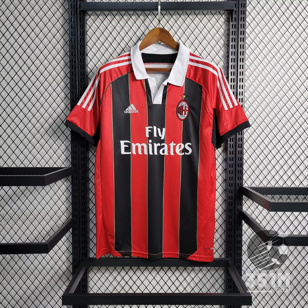 Maillot Rétro AC Milan Domicile – Saison 2012 / 2013 (Édition Col Polo)