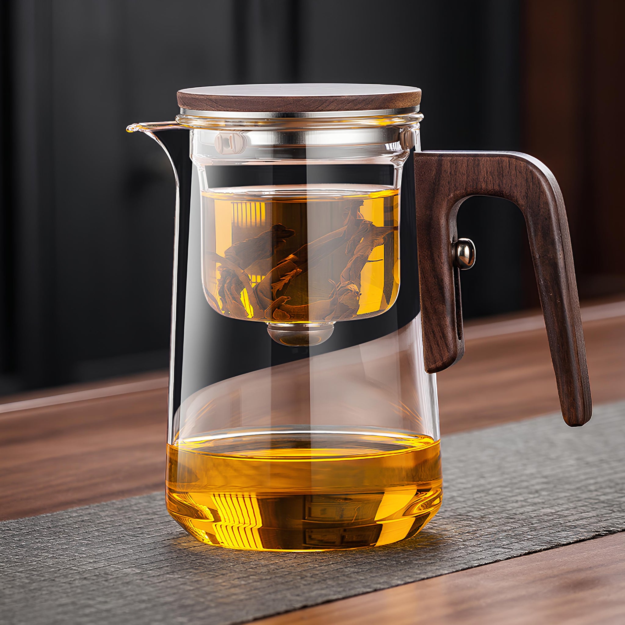 Tasse Magnétique à Thé en Verre Résistant à la Chaleur