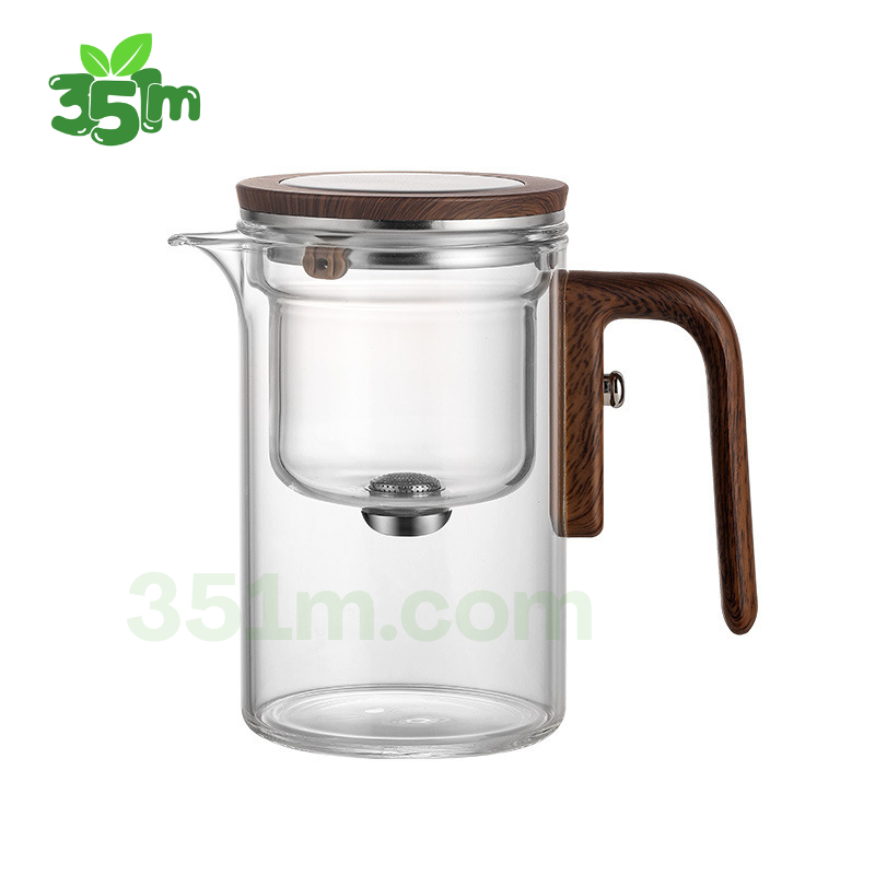 Tasse Magnétique à Thé en Verre Résistant à la Chaleur